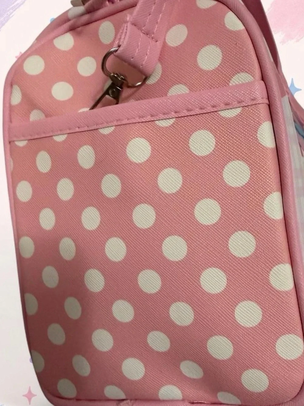 Stitch Inspired Mini/Kids Pink Duffle Bag | Travel Bag | Weekender | New